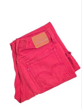 Levi's Red Denim Jeans
